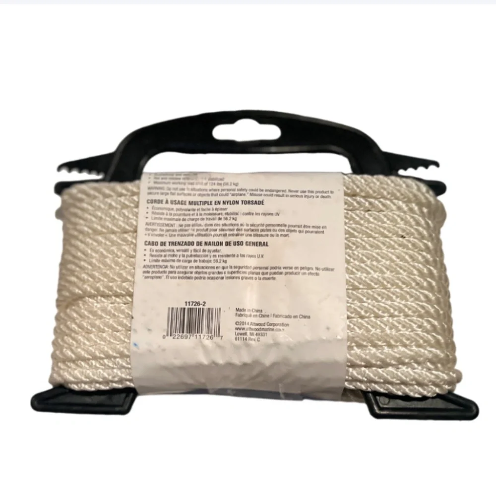 Utility Line Twisted Nylon 1/4 in 50ft - Picture 2 of 3